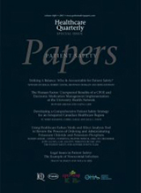 Healthcare Quarterly