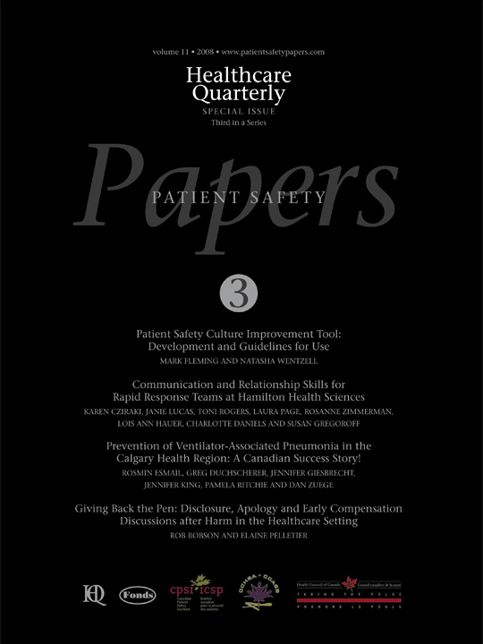 Healthcare Quarterly